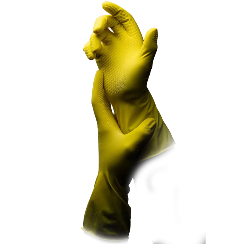 01152-XL Rukavice Clean Comfort latex žute XL