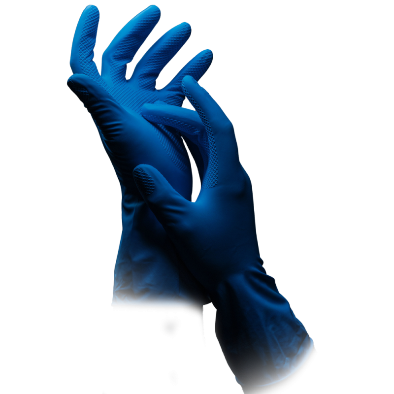 01153-XL Rukavice Clean Comfort latex plave XL