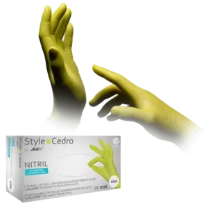 14-018-S Rukavice Hypotex Mint latex 100/1 S