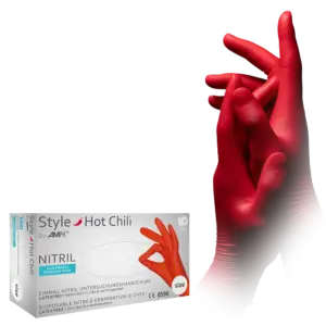 Rukavice Style Hot Chilli nitril 100/1- 01178