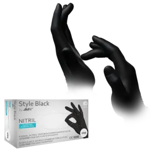 01181-XXL Rukavice Style Black nitril 100/1 XXL