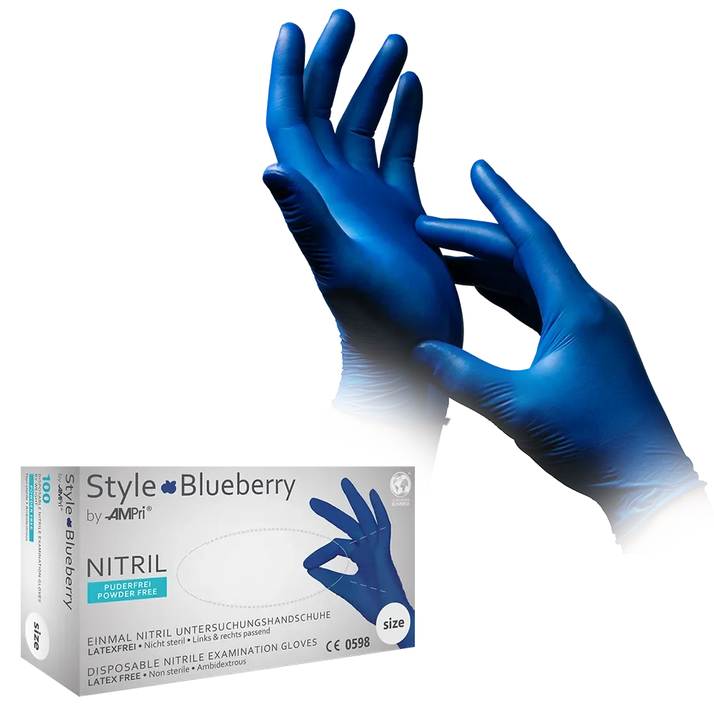 01183-L Rukavice Style Blueberry nitril 100/1 L