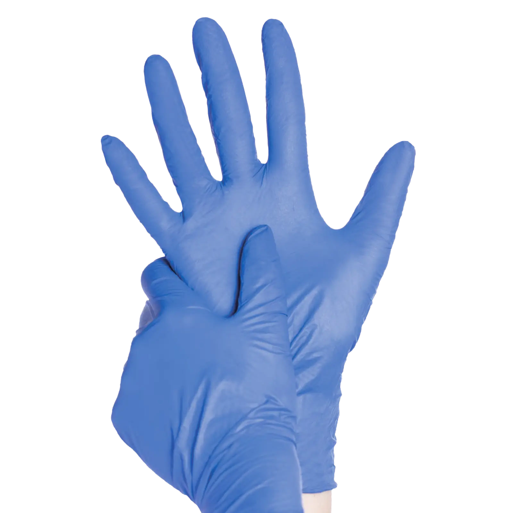 970-076-S Rukavice Protect line Blue  nitril 100/1 S