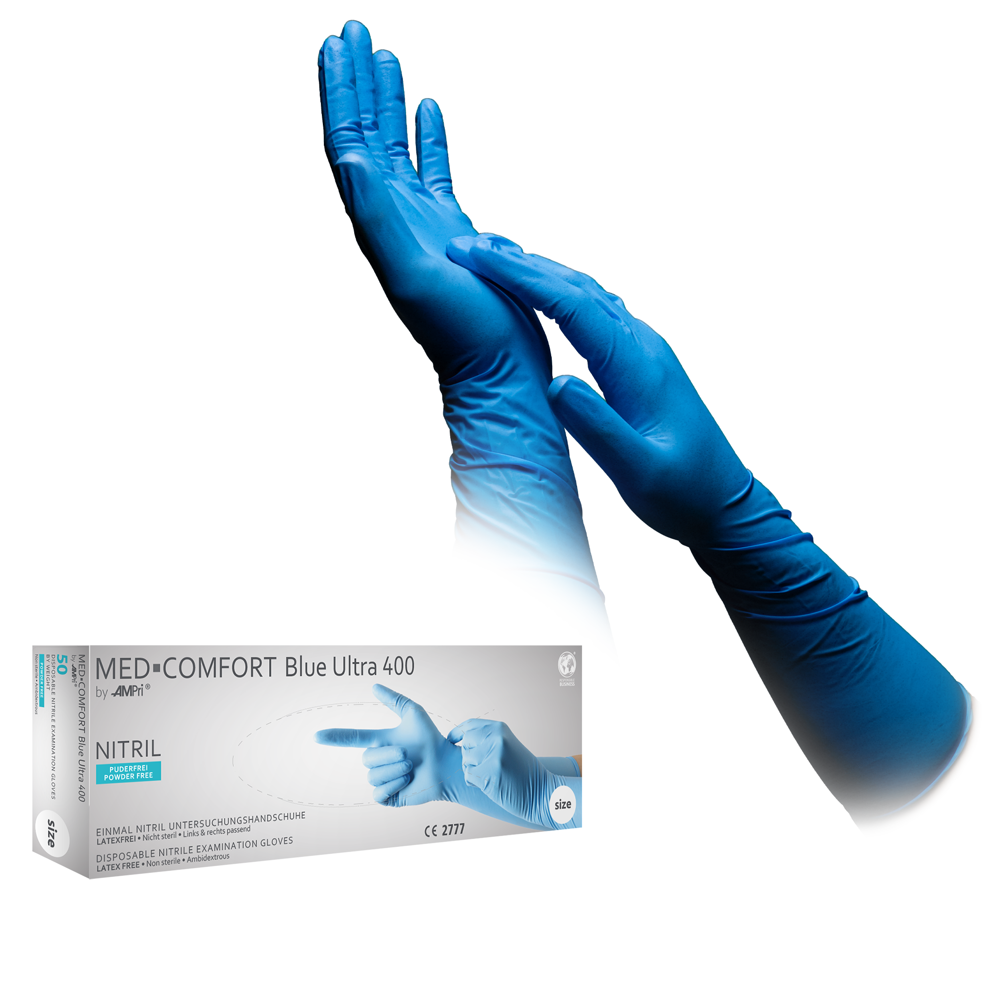 01240-M Rukavice Med-Comfort Ultra 400 50/1 M