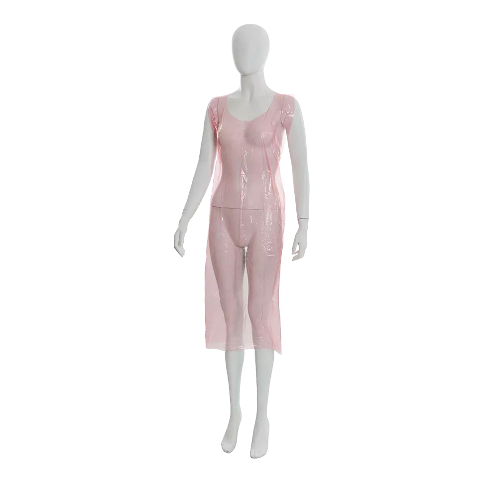 05021-R-BOX Pregača PE light 80x125 cm, crvena 100/1