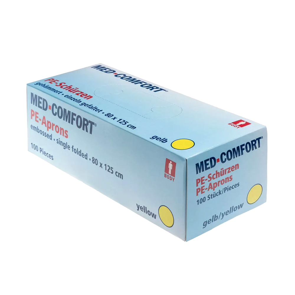 05021-Y-BOX Pregača PE light 80x125 cm, žuta 100/1