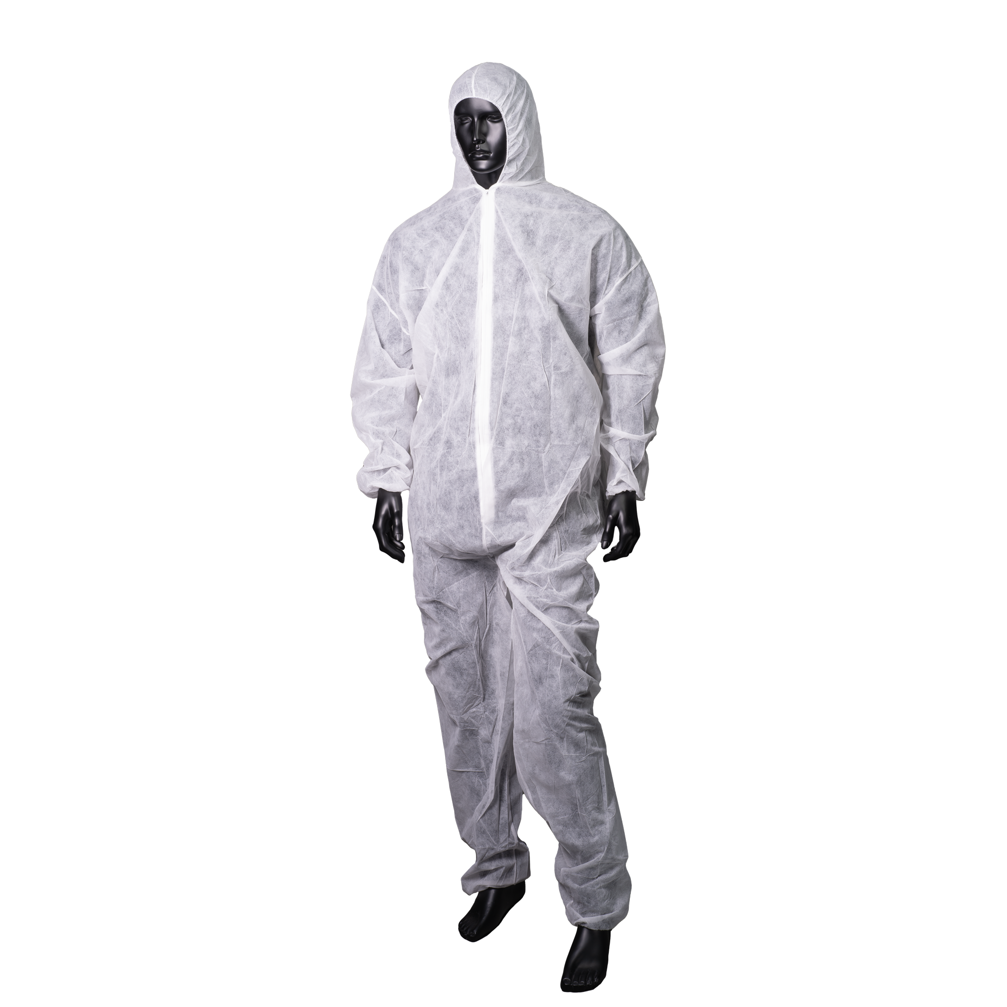 05160-W-XXL Odijelo PP s kapuljačom bijelo XXL