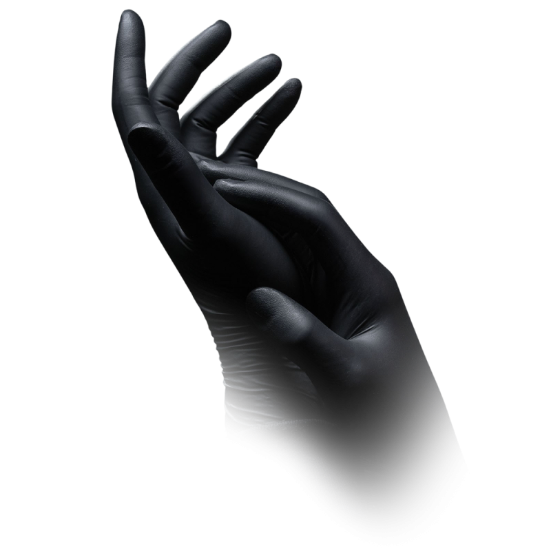 081304-XL Rukavice Solid Safety Chem nitril crne 300mm 100/1 XL