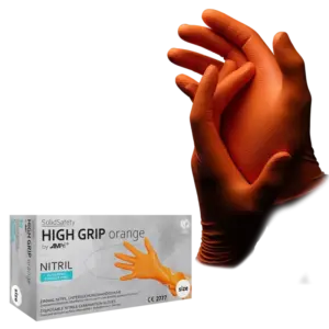 081310-XL Rukavice Solid Safety High Grip nitril orange 50/1 XL