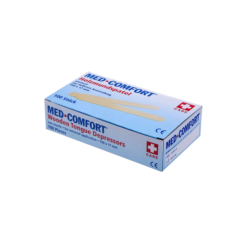 09210 Špatule Med-Comfort drvene za usta 150x17x1,5 mm