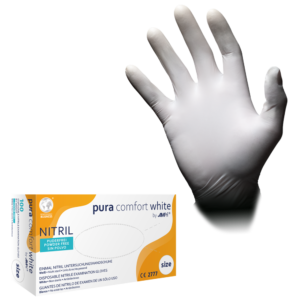 120-020-XS Rukavice Pura White Comfort 100/1 nitril XS