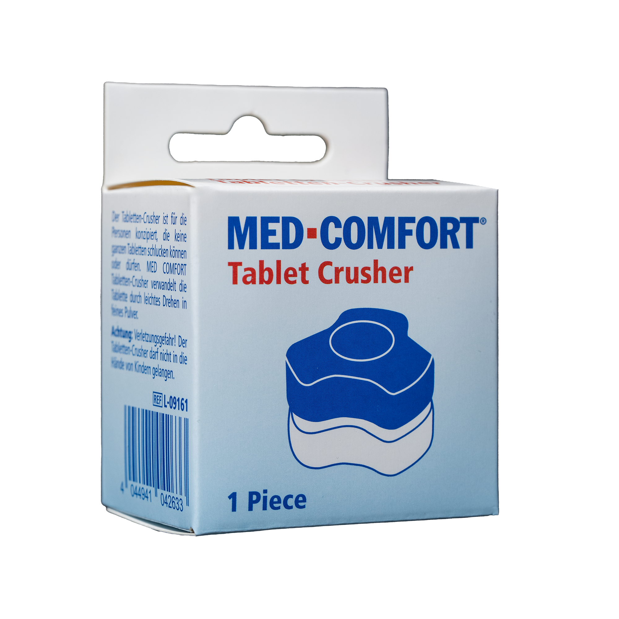 L-09161 Drobilica lijekova Med-Comfort prozirno plavi